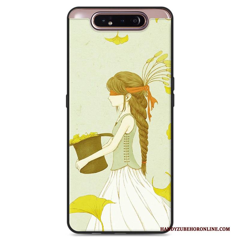 Hülle Samsung Galaxy A80 Silikon Handyhüllen Frisch, Case Samsung Galaxy A80 Wind Kunst