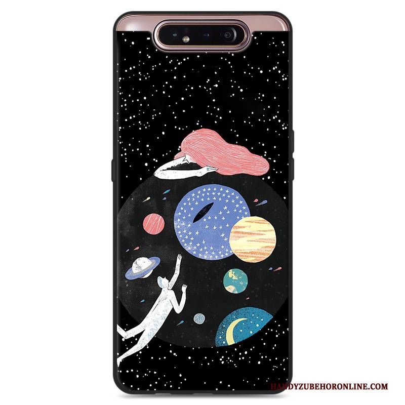 Hülle Samsung Galaxy A80 Silikon Handyhüllen Frisch, Case Samsung Galaxy A80 Wind Kunst