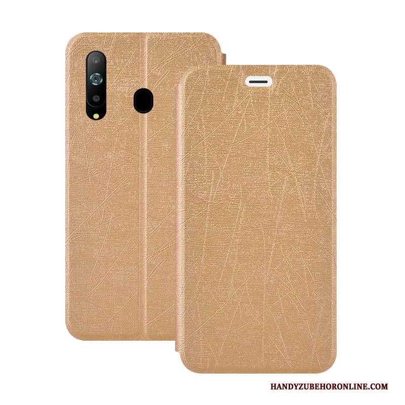 Hülle Samsung Galaxy A8s Folio Magnetschließe Handyhüllen, Case Samsung Galaxy A8s Lederhülle Weiß