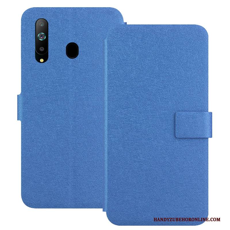 Hülle Samsung Galaxy A8s Folio Magnetschließe Handyhüllen, Case Samsung Galaxy A8s Lederhülle Weiß