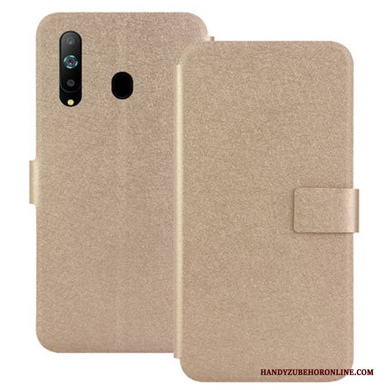 Hülle Samsung Galaxy A8s Folio Magnetschließe Handyhüllen, Case Samsung Galaxy A8s Lederhülle Weiß