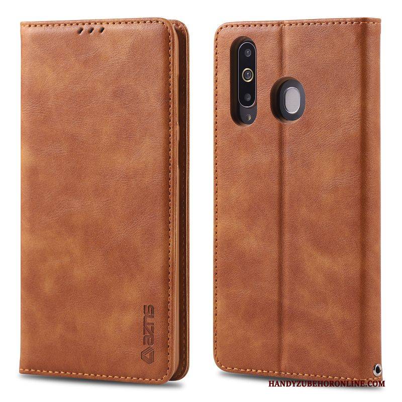 Hülle Samsung Galaxy A8s Folio Membran Business, Case Samsung Galaxy A8s Schutz Hängende Verzierungen Elegante