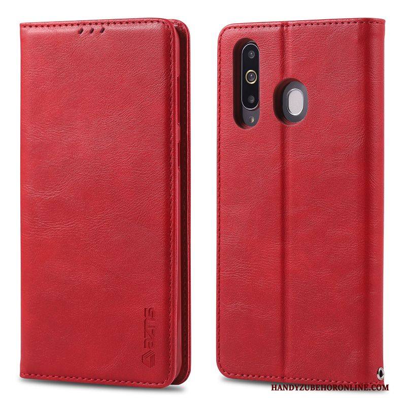 Hülle Samsung Galaxy A8s Folio Membran Business, Case Samsung Galaxy A8s Schutz Hängende Verzierungen Elegante