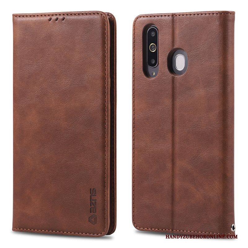 Hülle Samsung Galaxy A8s Folio Membran Business, Case Samsung Galaxy A8s Schutz Hängende Verzierungen Elegante