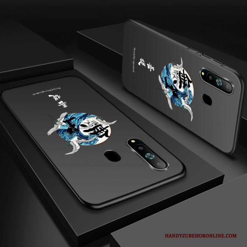 Hülle Samsung Galaxy A8s Handyhüllen Lila, Case Samsung Galaxy A8s Blau Schwarz