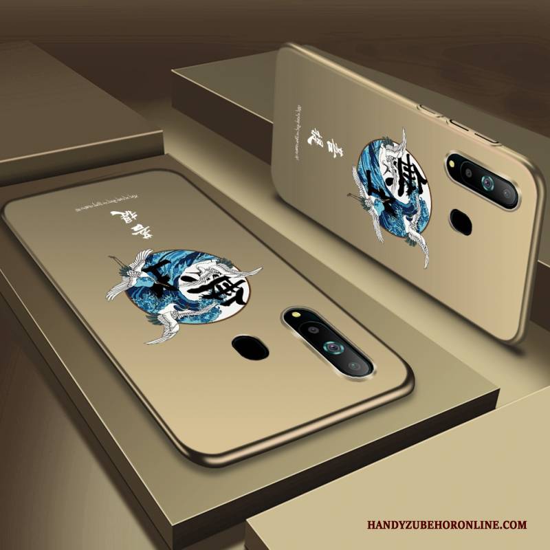 Hülle Samsung Galaxy A8s Handyhüllen Lila, Case Samsung Galaxy A8s Blau Schwarz