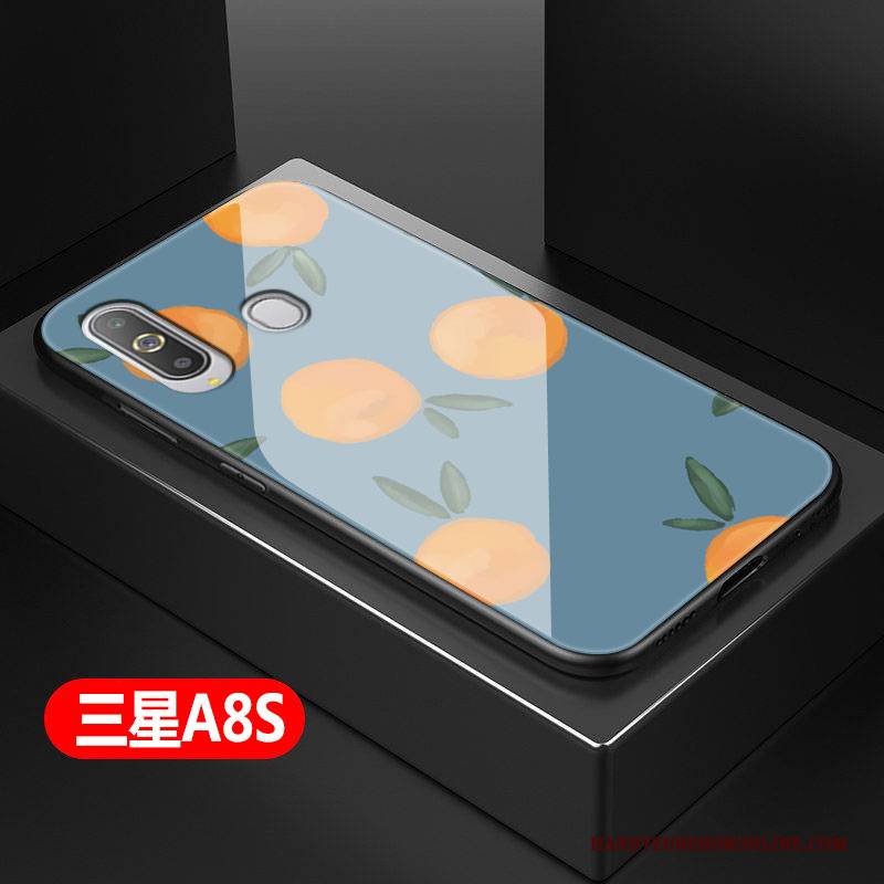 Hülle Samsung Galaxy A8s Karikatur Anti-sturz Einfach, Case Samsung Galaxy A8s Weiche Nette Schwer