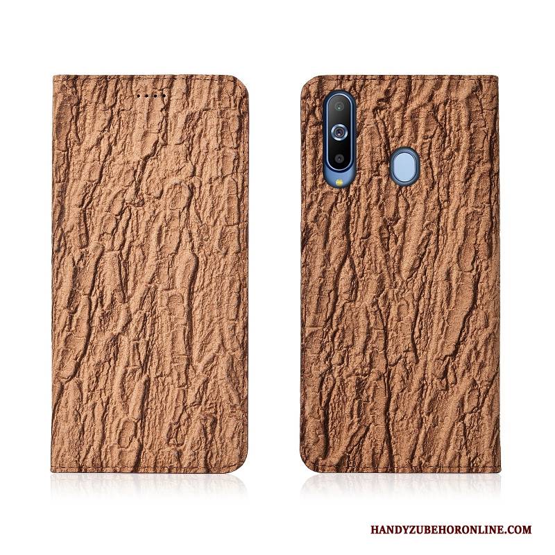 Hülle Samsung Galaxy A8s Schutz Anti-sturz Bäume, Case Samsung Galaxy A8s Folio Neu Weiß