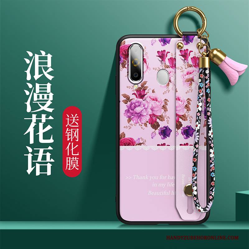 Hülle Samsung Galaxy A8s Schutz Blumen Anti-sturz, Case Samsung Galaxy A8s Taschen Trend Neu