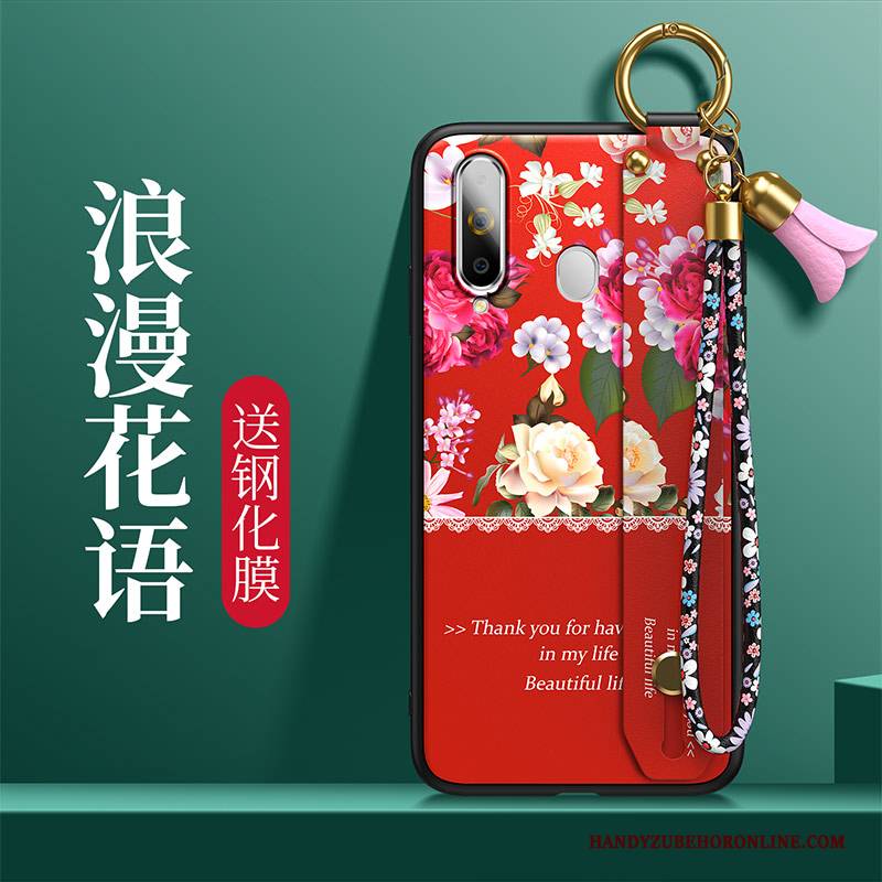 Hülle Samsung Galaxy A8s Schutz Blumen Anti-sturz, Case Samsung Galaxy A8s Taschen Trend Neu