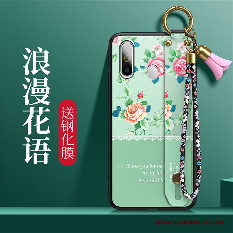 Hülle Samsung Galaxy A8s Schutz Blumen Anti-sturz, Case Samsung Galaxy A8s Taschen Trend Neu