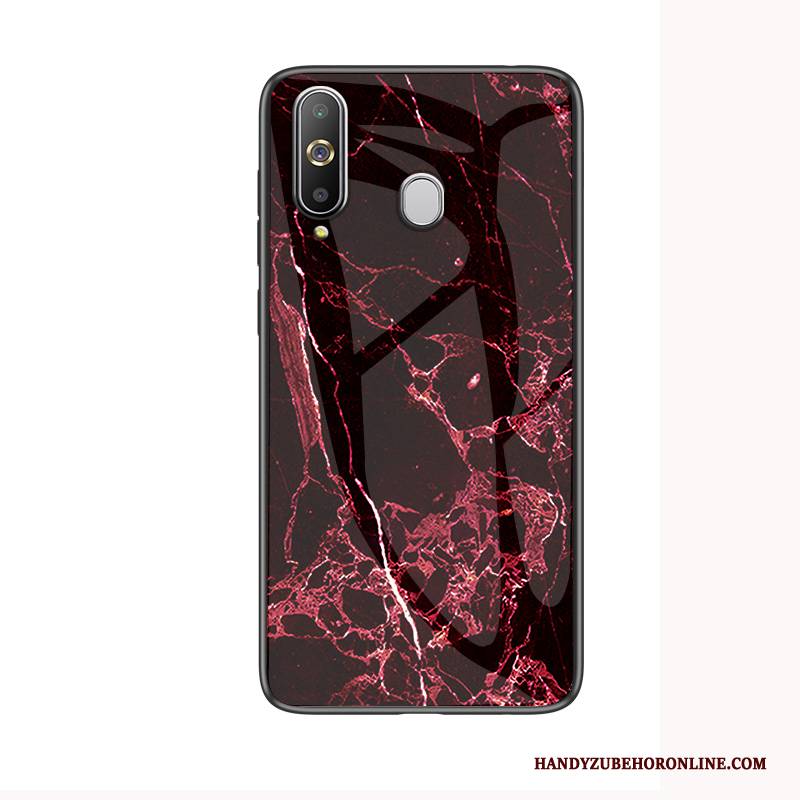 Hülle Samsung Galaxy A8s Schutz Glas Netto Rot, Case Samsung Galaxy A8s Taschen Grün Groß