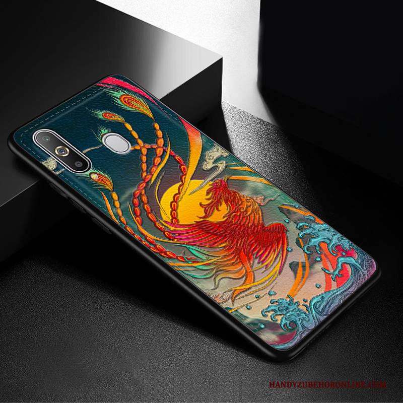 Hülle Samsung Galaxy A8s Silikon Chinesische Art Trend, Case Samsung Galaxy A8s Taschen Anti-sturz Muster