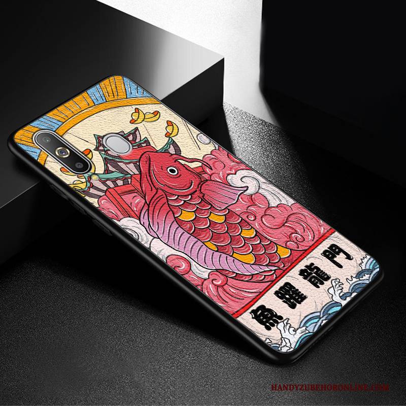 Hülle Samsung Galaxy A8s Silikon Chinesische Art Trend, Case Samsung Galaxy A8s Taschen Anti-sturz Muster