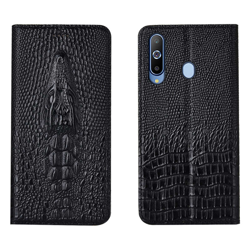 Hülle Samsung Galaxy A8s Taschen Anti-sturz Handyhüllen, Case Samsung Galaxy A8s Lederhülle Gelb