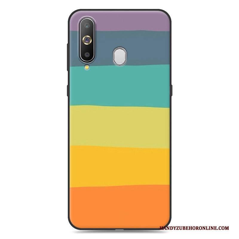 Hülle Samsung Galaxy A8s Taschen Trend Anti-sturz, Case Samsung Galaxy A8s Weiche Gelb Handyhüllen