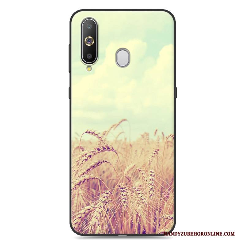 Hülle Samsung Galaxy A8s Taschen Trend Anti-sturz, Case Samsung Galaxy A8s Weiche Gelb Handyhüllen