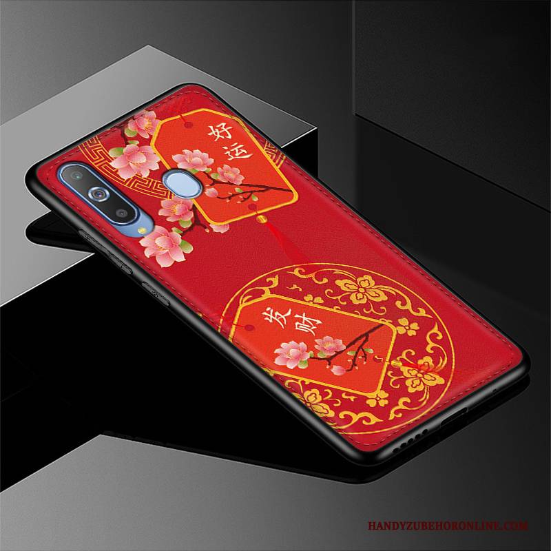 Hülle Samsung Galaxy A8s Weiche Chinesische Art Anti-sturz, Case Samsung Galaxy A8s Leder Trend Muster