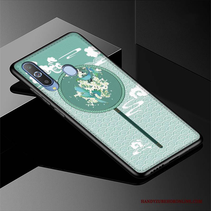 Hülle Samsung Galaxy A8s Weiche Chinesische Art Anti-sturz, Case Samsung Galaxy A8s Leder Trend Muster