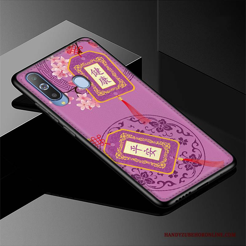 Hülle Samsung Galaxy A8s Weiche Chinesische Art Anti-sturz, Case Samsung Galaxy A8s Leder Trend Muster