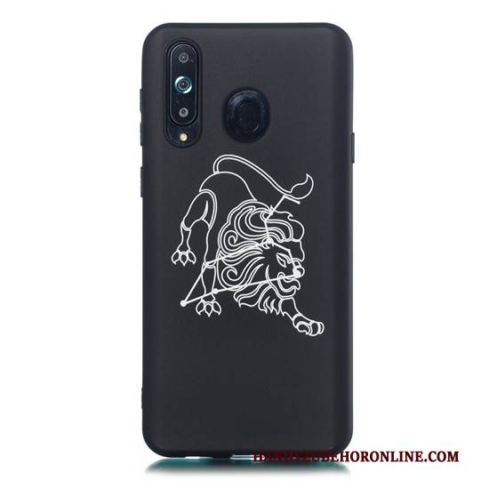 Hülle Samsung Galaxy A8s Weiche Hängende Verzierungen Handyhüllen, Case Samsung Galaxy A8s Karikatur Schwarz Schlank