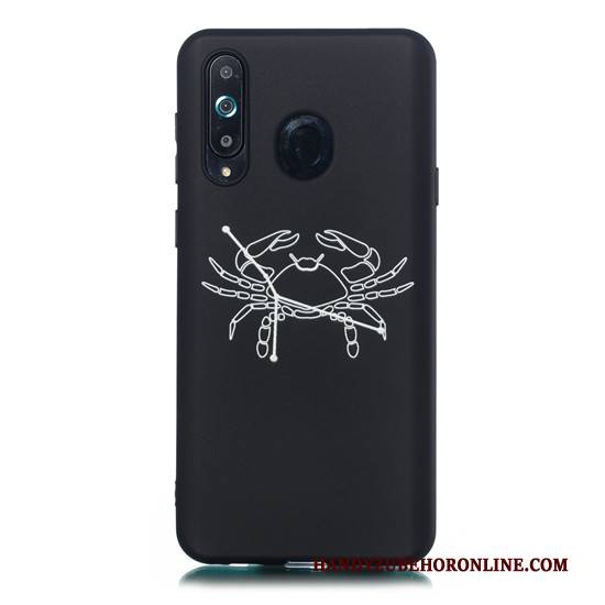 Hülle Samsung Galaxy A8s Weiche Hängende Verzierungen Handyhüllen, Case Samsung Galaxy A8s Karikatur Schwarz Schlank