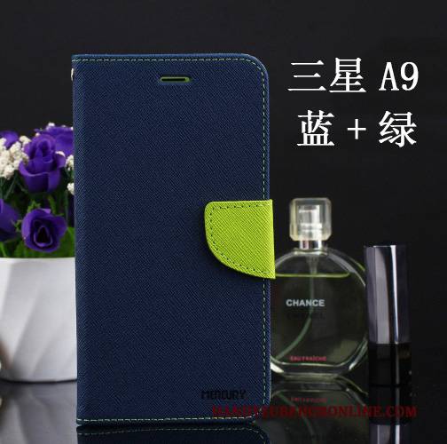 Hülle Samsung Galaxy A9 2018 Schutz Handyhüllen Anti-sturz, Case Samsung Galaxy A9 2018 Weiche Blau