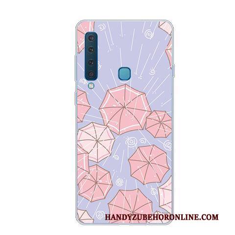 Hülle Samsung Galaxy A9 2018 Schutz Rosa Nette, Case Samsung Galaxy A9 2018 Weiche Handyhüllen Anti-sturz