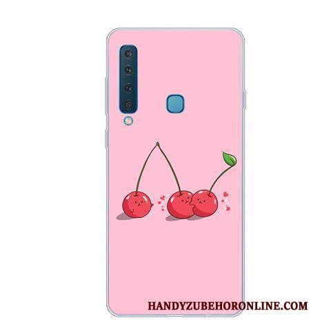 Hülle Samsung Galaxy A9 2018 Schutz Rosa Nette, Case Samsung Galaxy A9 2018 Weiche Handyhüllen Anti-sturz