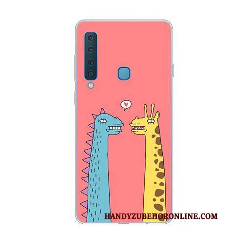 Hülle Samsung Galaxy A9 2018 Schutz Rosa Nette, Case Samsung Galaxy A9 2018 Weiche Handyhüllen Anti-sturz