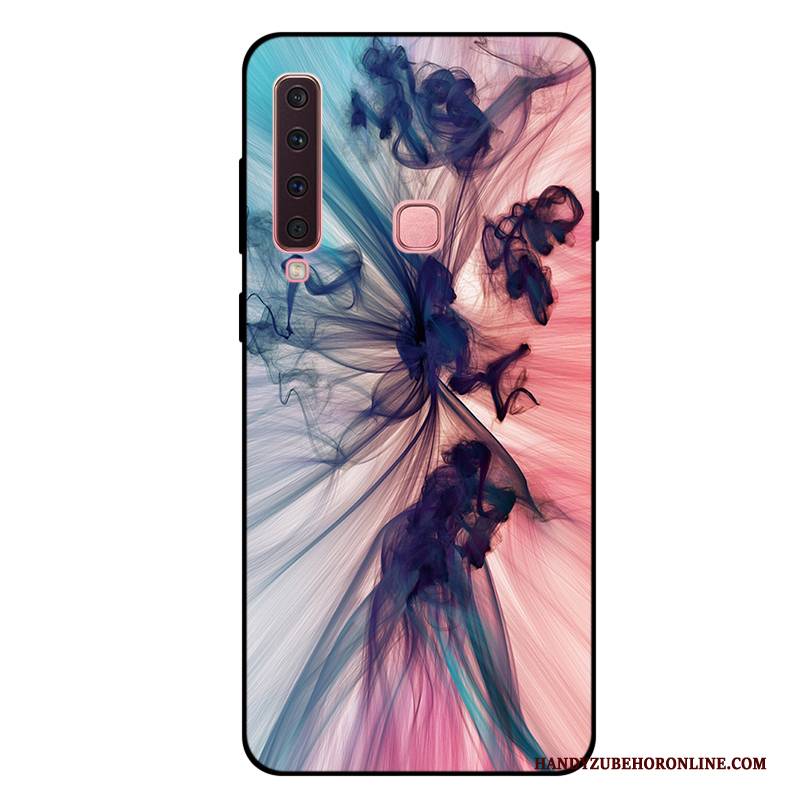 Hülle Samsung Galaxy A9 2018 Taschen Angepasst Handyhüllen, Case Samsung Galaxy A9 2018 Weiche Rosa Anti-sturz