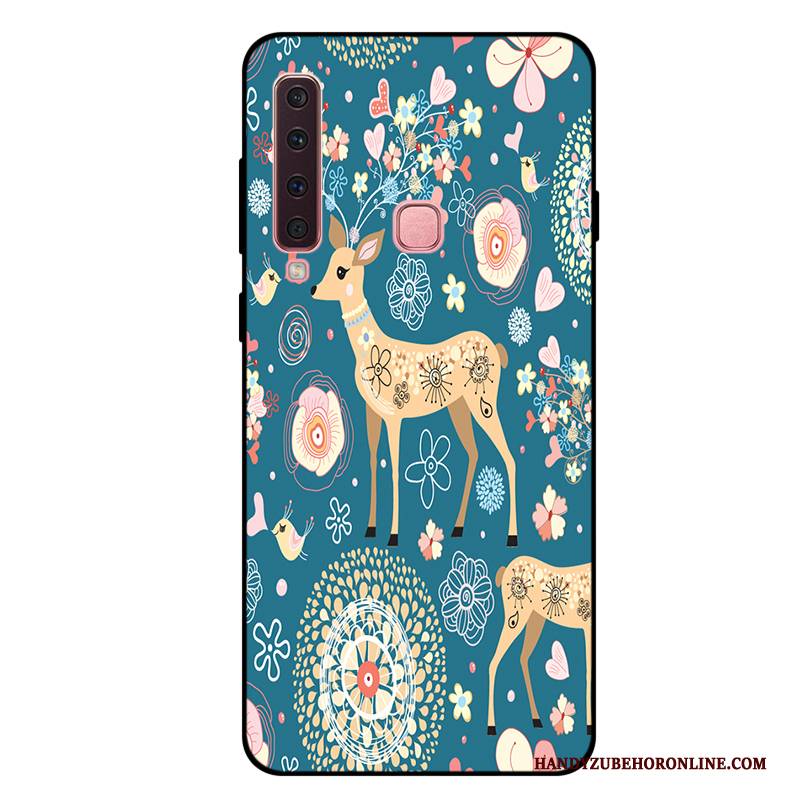 Hülle Samsung Galaxy A9 2018 Taschen Angepasst Handyhüllen, Case Samsung Galaxy A9 2018 Weiche Rosa Anti-sturz