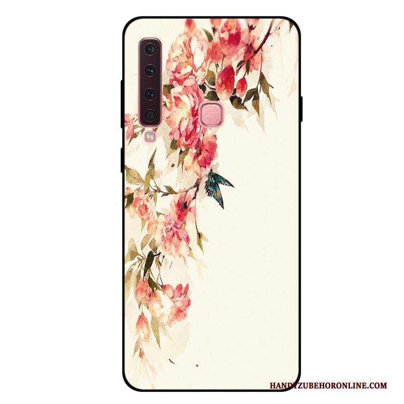 Hülle Samsung Galaxy A9 2018 Taschen Angepasst Handyhüllen, Case Samsung Galaxy A9 2018 Weiche Rosa Anti-sturz