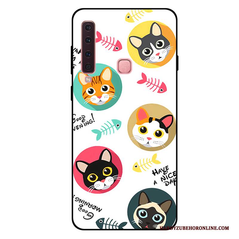 Hülle Samsung Galaxy A9 2018 Weiche Mini Anti-sturz, Case Samsung Galaxy A9 2018 Taschen Lila Handyhüllen