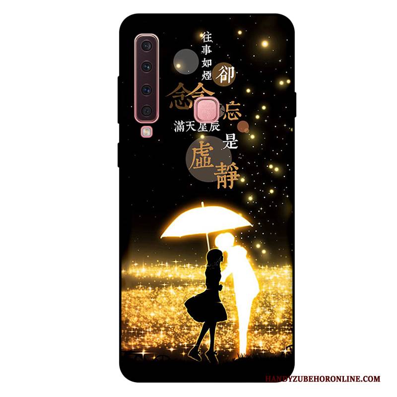 Hülle Samsung Galaxy A9 2018 Weiche Mini Anti-sturz, Case Samsung Galaxy A9 2018 Taschen Lila Handyhüllen