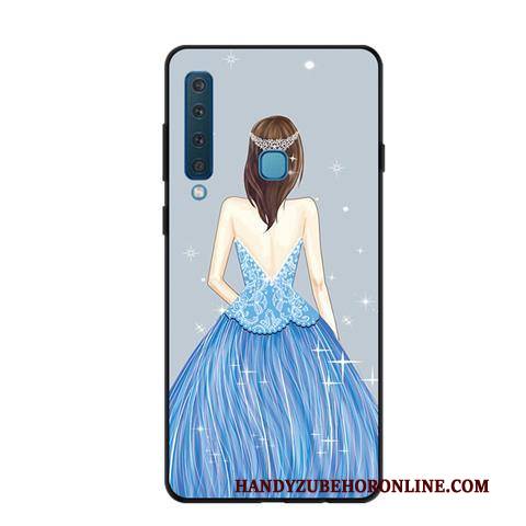 Hülle Samsung Galaxy A9 2018 Weiche Nubuck Garn, Case Samsung Galaxy A9 2018 Schutz Handyhüllen Anti-sturz