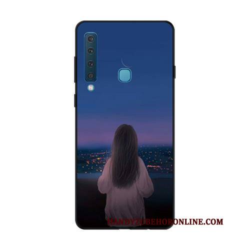 Hülle Samsung Galaxy A9 2018 Weiche Nubuck Garn, Case Samsung Galaxy A9 2018 Schutz Handyhüllen Anti-sturz