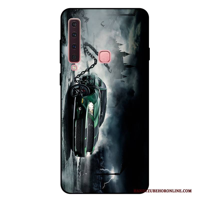 Hülle Samsung Galaxy A9 2018 Weiche Rot Anti-sturz, Case Samsung Galaxy A9 2018 Karikatur Handyhüllen