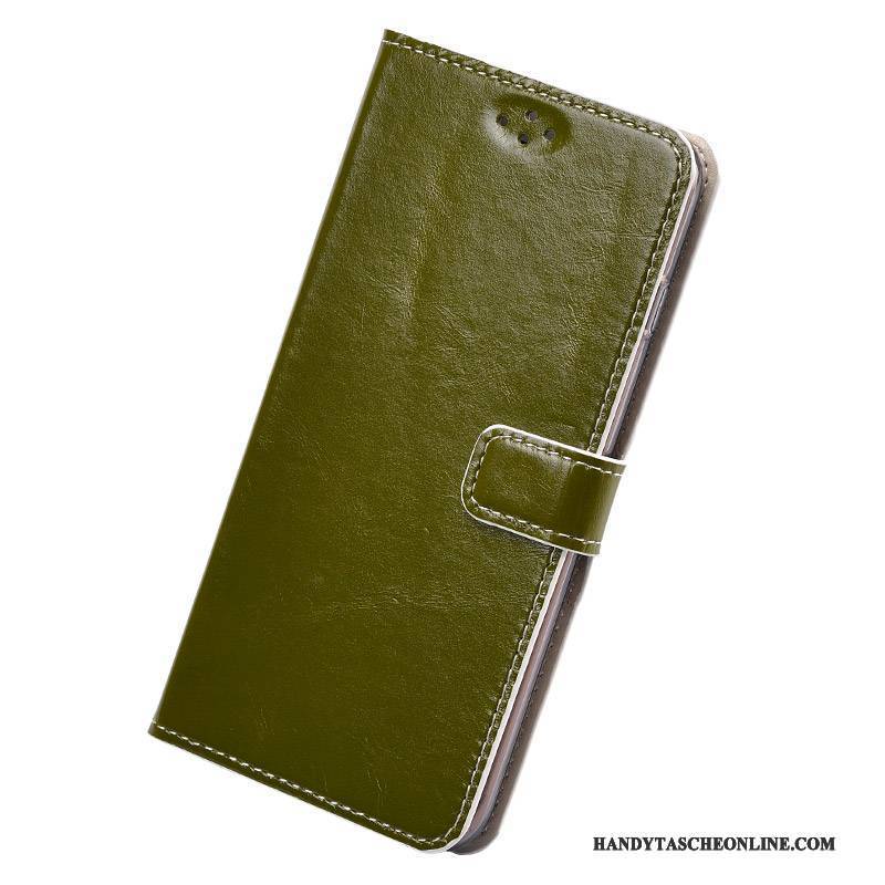 Hülle Samsung Galaxy A9 Leder Handyhüllen Grün, Case Samsung Galaxy A9 Lederhülle Anti-sturz