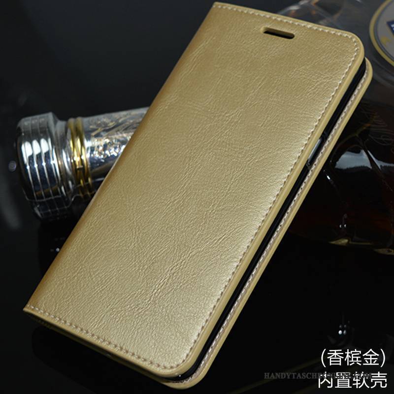 Hülle Samsung Galaxy A9 Schutz Anti-sturz Handyhüllen, Case Samsung Galaxy A9 Folio Gold Trend