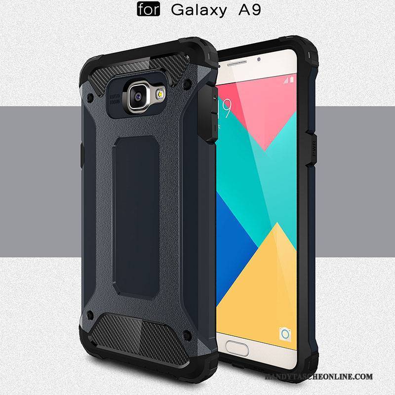 Hülle Samsung Galaxy A9 Silikon Hoch Handyhüllen, Case Samsung Galaxy A9 Taschen Mesh Rot