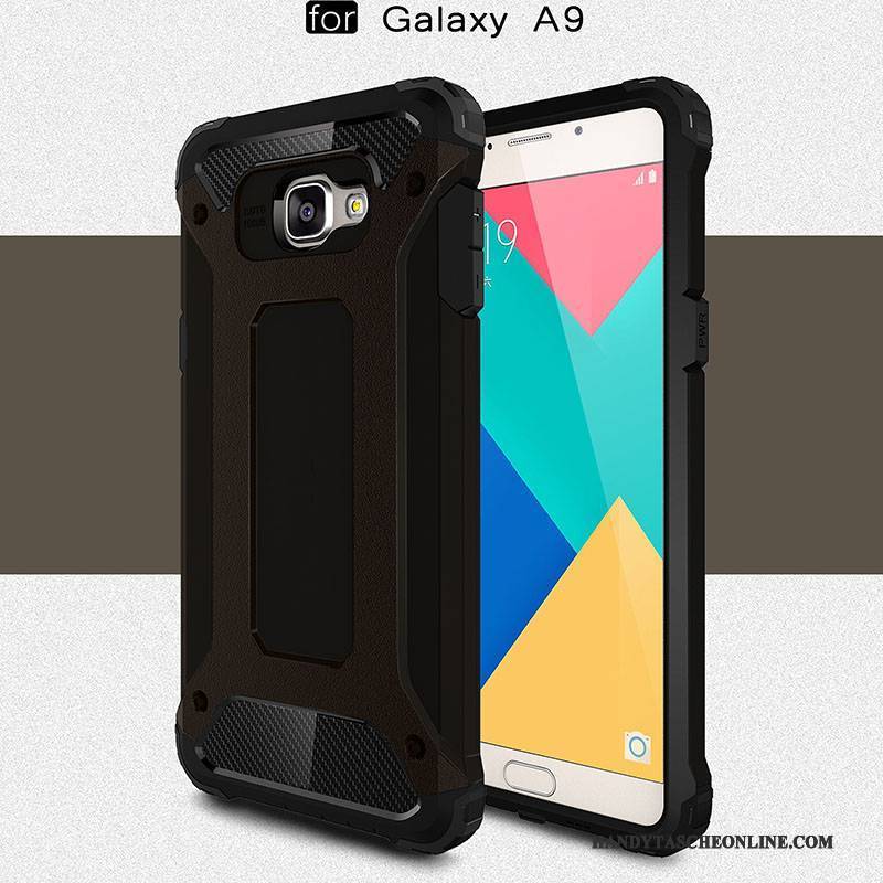 Hülle Samsung Galaxy A9 Silikon Hoch Handyhüllen, Case Samsung Galaxy A9 Taschen Mesh Rot