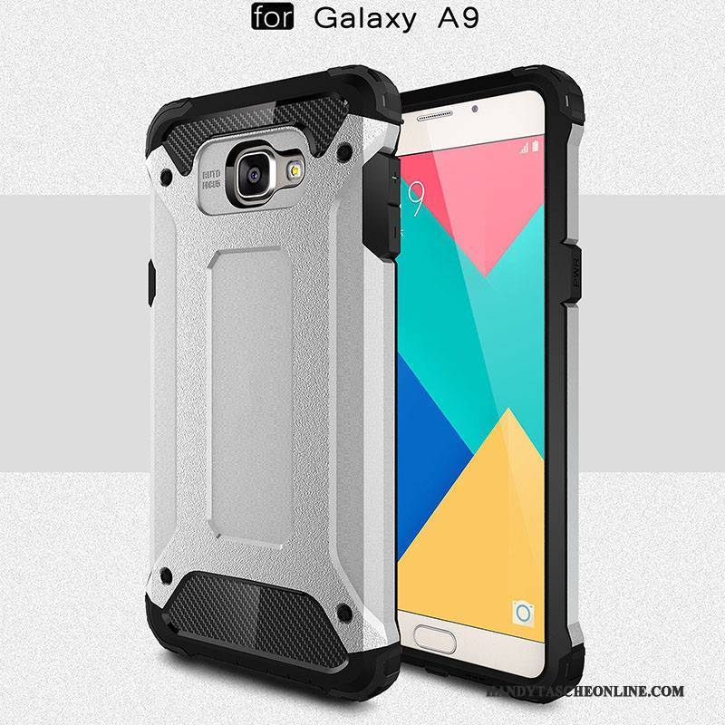 Hülle Samsung Galaxy A9 Silikon Hoch Handyhüllen, Case Samsung Galaxy A9 Taschen Mesh Rot