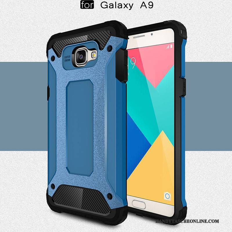 Hülle Samsung Galaxy A9 Silikon Hoch Handyhüllen, Case Samsung Galaxy A9 Taschen Mesh Rot