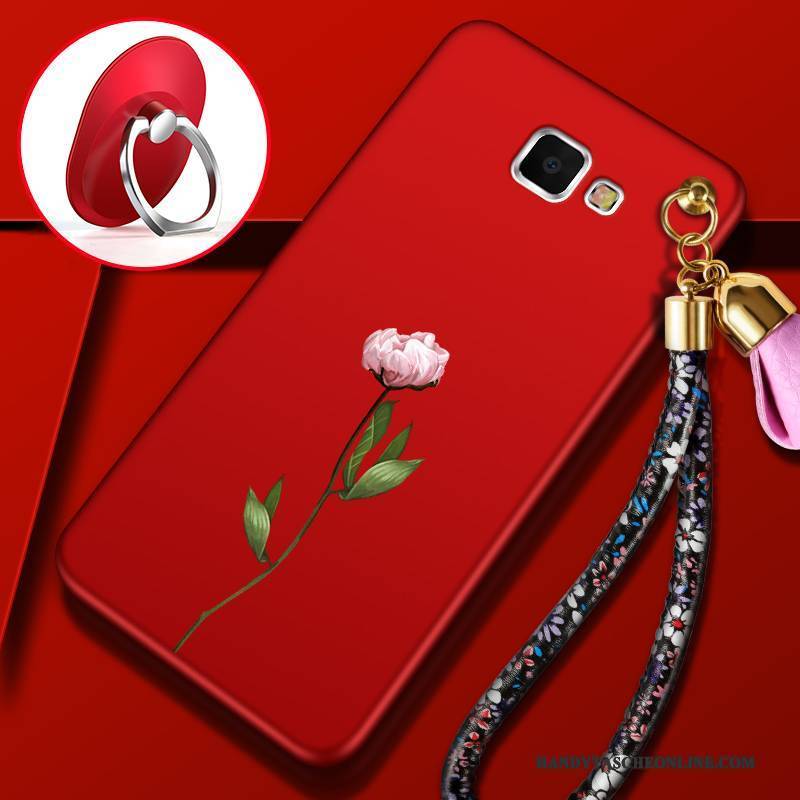 Hülle Samsung Galaxy A9 Taschen Hoch Trend, Case Samsung Galaxy A9 Silikon Handyhüllen Rot