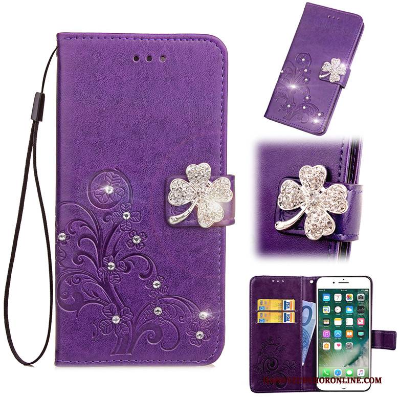 Hülle Samsung Galaxy A90 5g Folio Lila Handyhüllen, Case Samsung Galaxy A90 5g Schutz