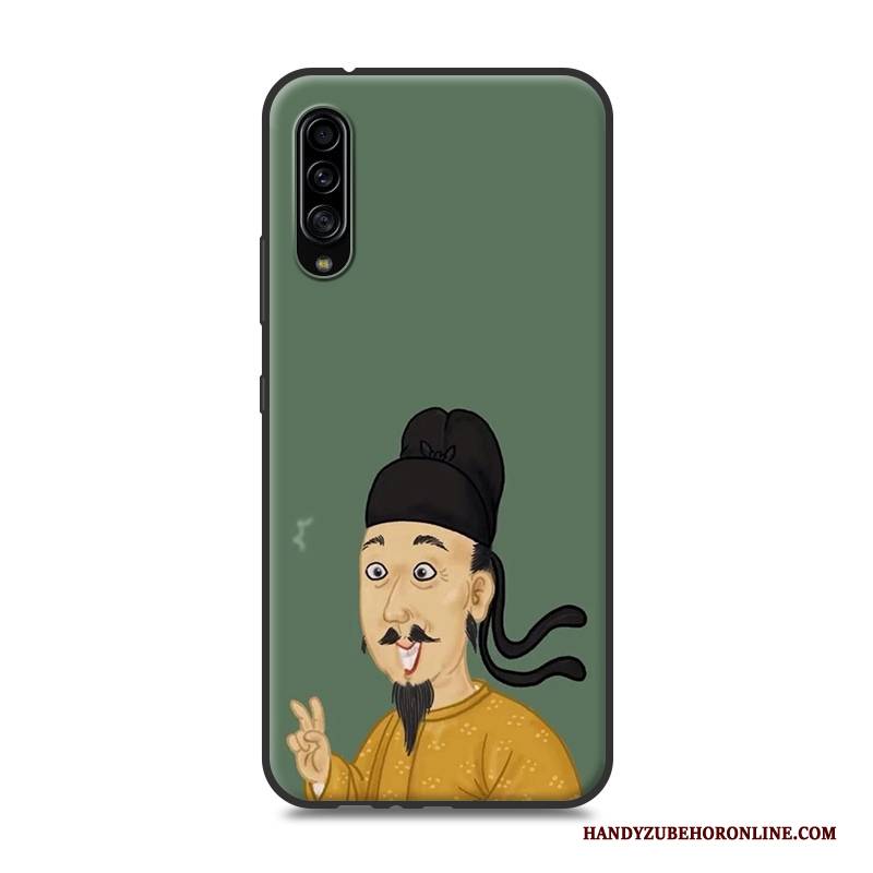 Hülle Samsung Galaxy A90 5g Karikatur Handyhüllen Gelb, Case Samsung Galaxy A90 5g Schutz Liebhaber