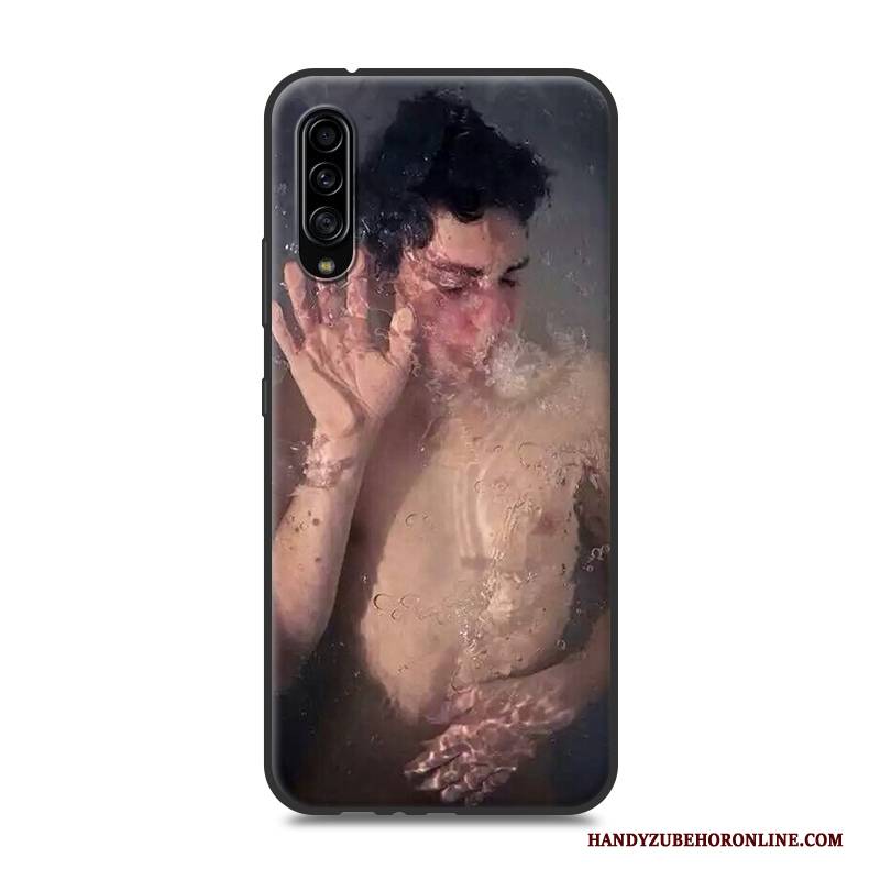 Hülle Samsung Galaxy A90 5g Karikatur Handyhüllen Gelb, Case Samsung Galaxy A90 5g Schutz Liebhaber