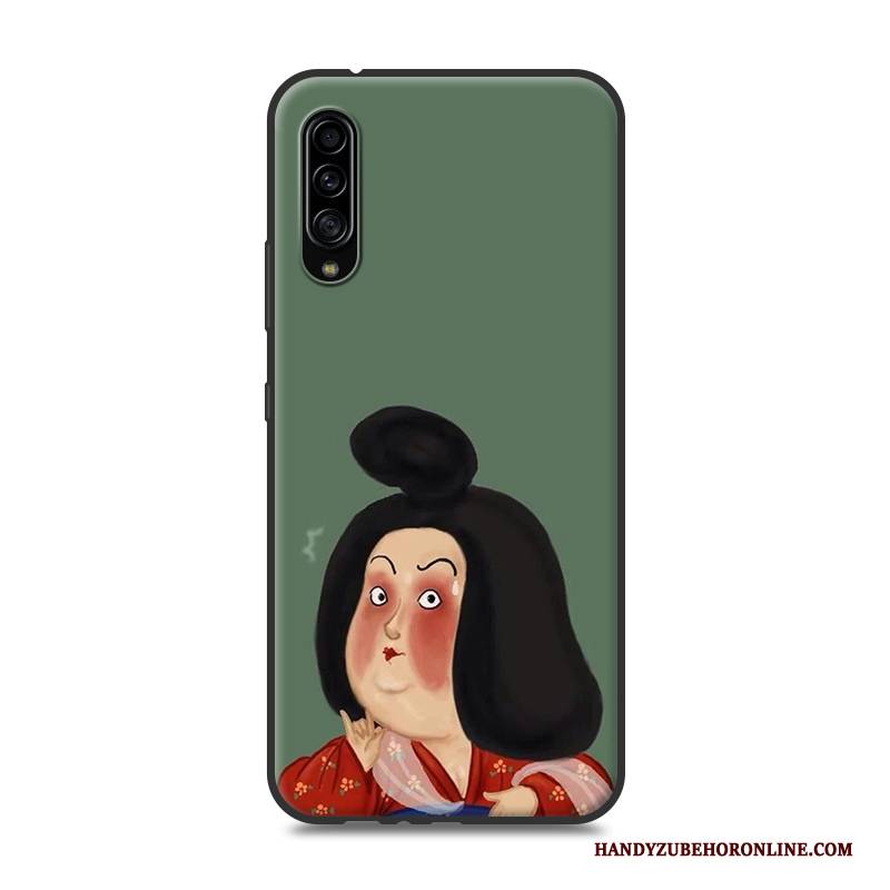 Hülle Samsung Galaxy A90 5g Karikatur Handyhüllen Gelb, Case Samsung Galaxy A90 5g Schutz Liebhaber