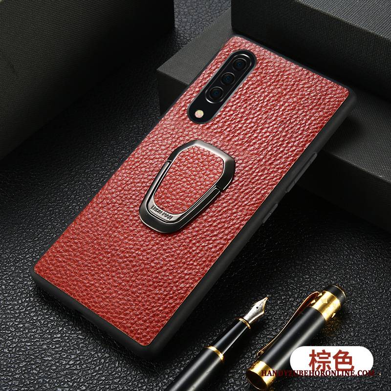 Hülle Samsung Galaxy A90 5g Leder High-end Magnetismus, Case Samsung Galaxy A90 5g Lederhülle Anti-sturz Business